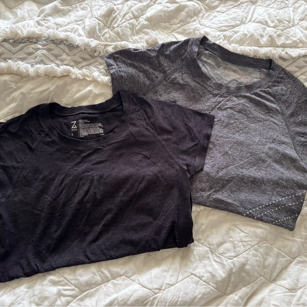 Lot of 2 Zella Active Shirts